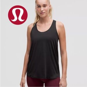 lululemon athletica Black Essential Tank
Top Pleated